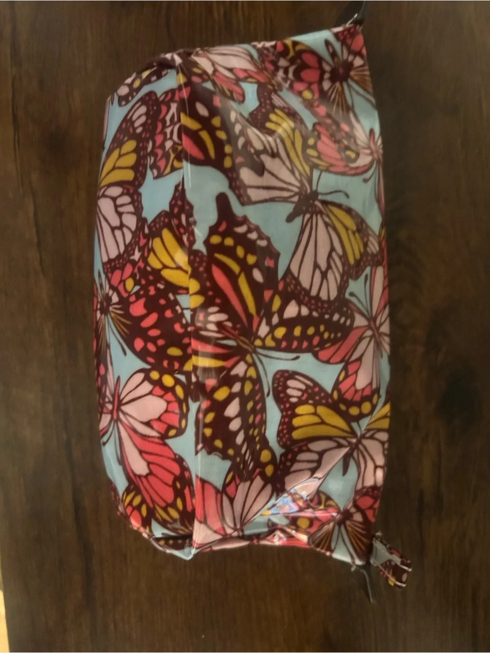 Josephine Kimberling Butterfly Pattern Cosmetic Pouch.